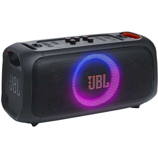 JBL Partybox On-The-Go Essential 2 Speaker With Wireless Mic Black